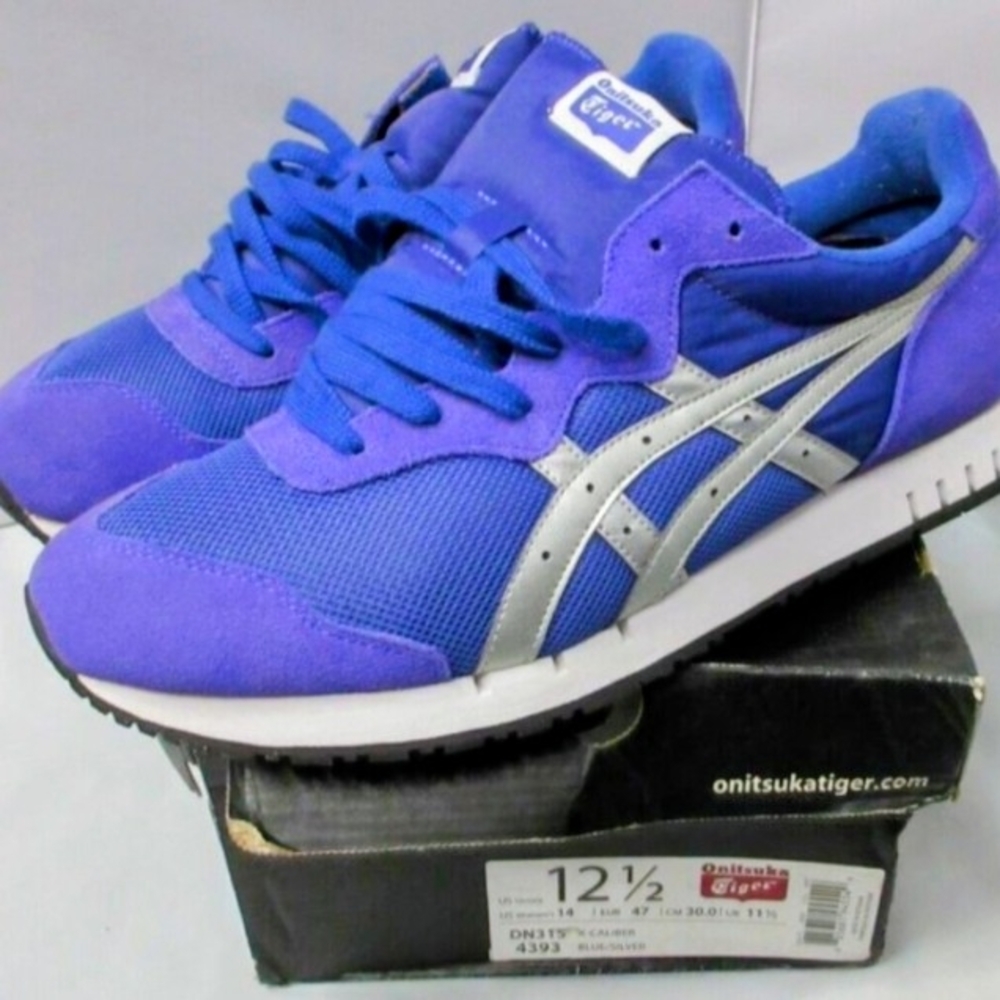 Onitsuka Tiger by Asics Men's Athletic Shoes - Blue and Silver
